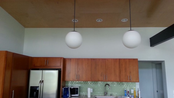 Interior of the kitchen inside the house