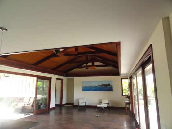 Empty Interior of the lavish villa