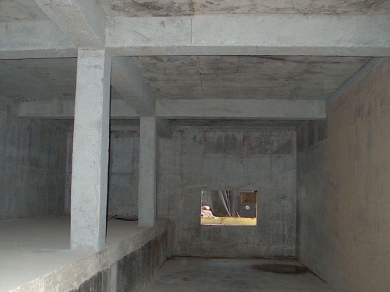 Concrete Foundation on an under construction site